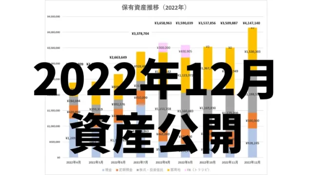 【サムネ】2022年12月保有資産公開