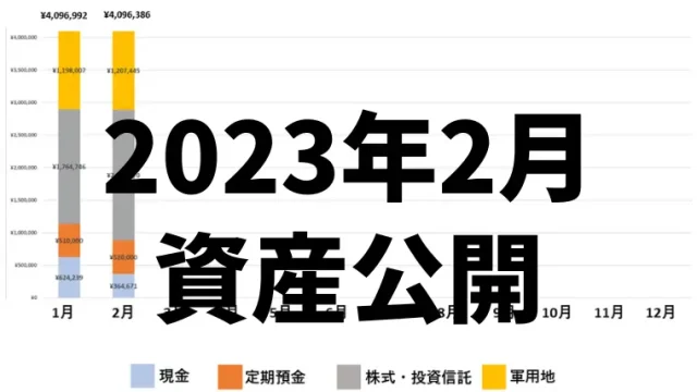 【サムネ】2023年2月保有資産